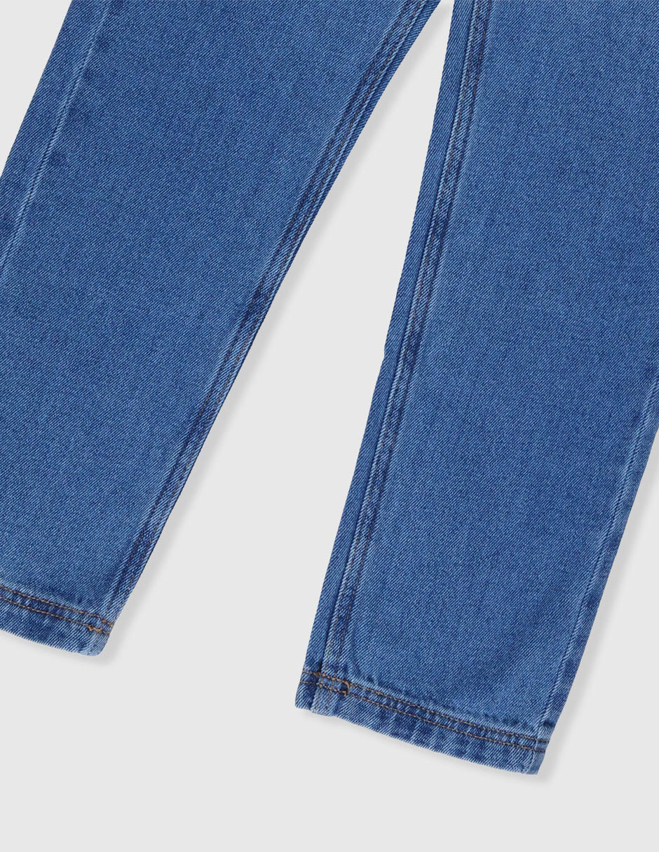 Jeans skinny El Pulpo lavado medio para niño