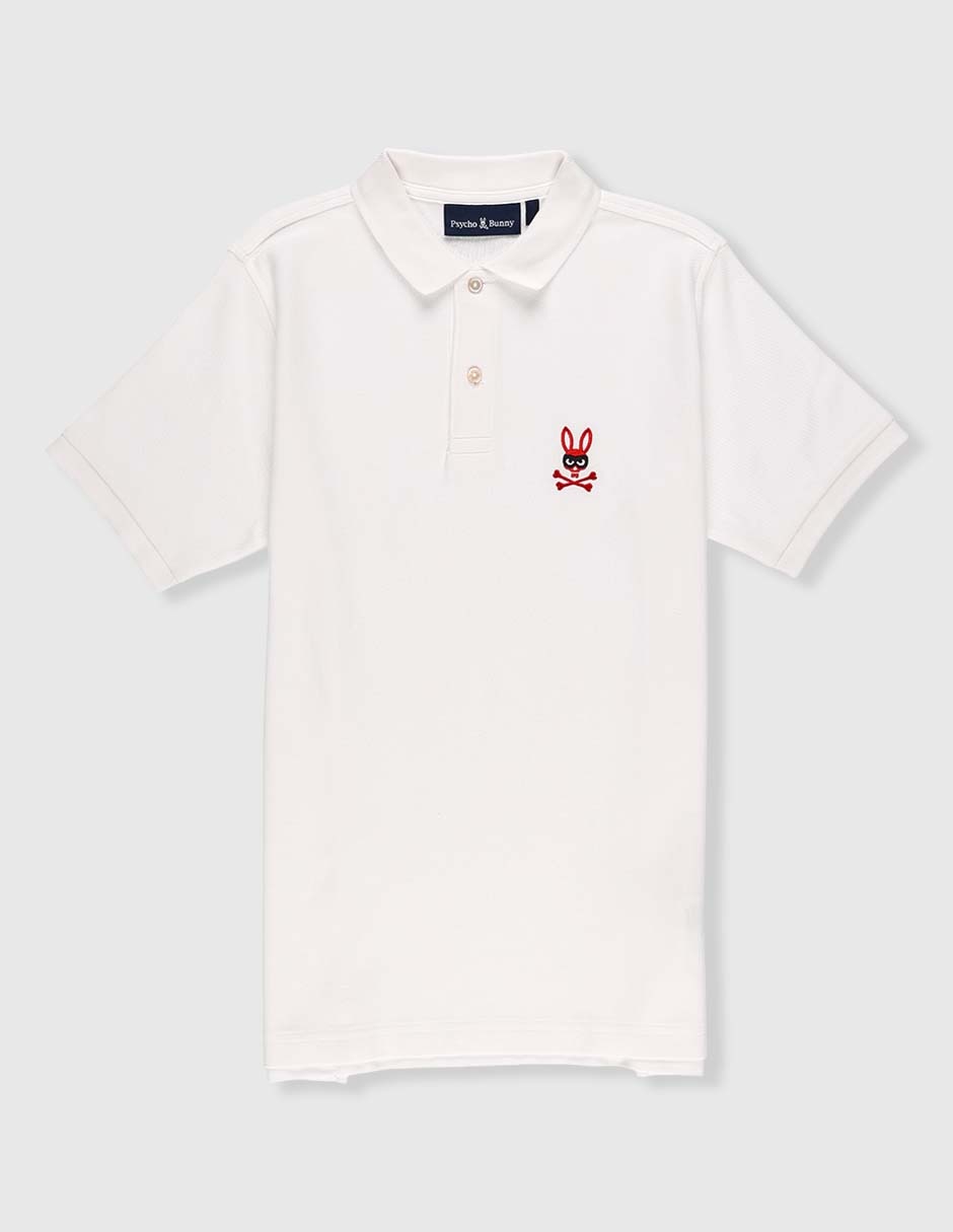 Playera tipo polo de algodón para niño Playera tipo polo de algodón para niño