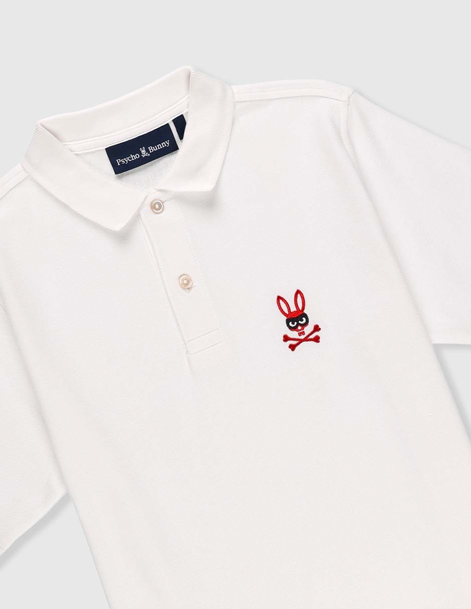 Playera tipo polo de algodón para niño 3