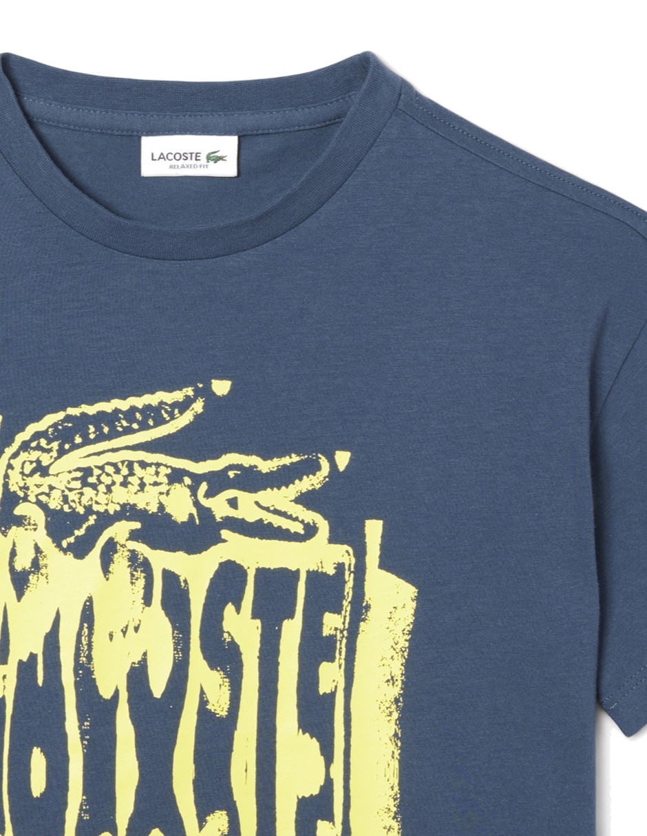 Playera Lacoste manga corta para niño