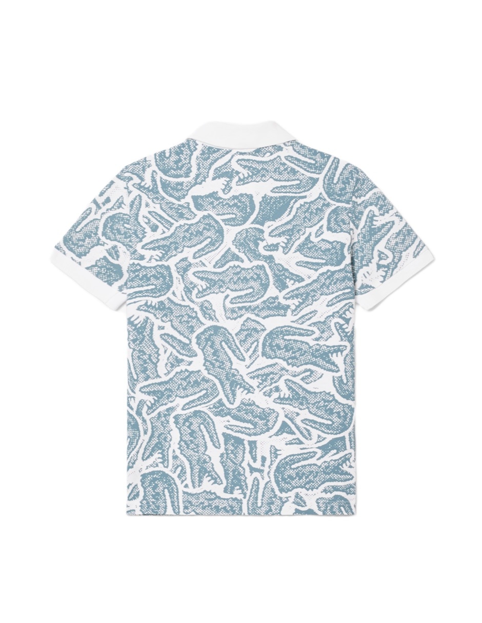 Playera tipo polo de algodón infantil unisex