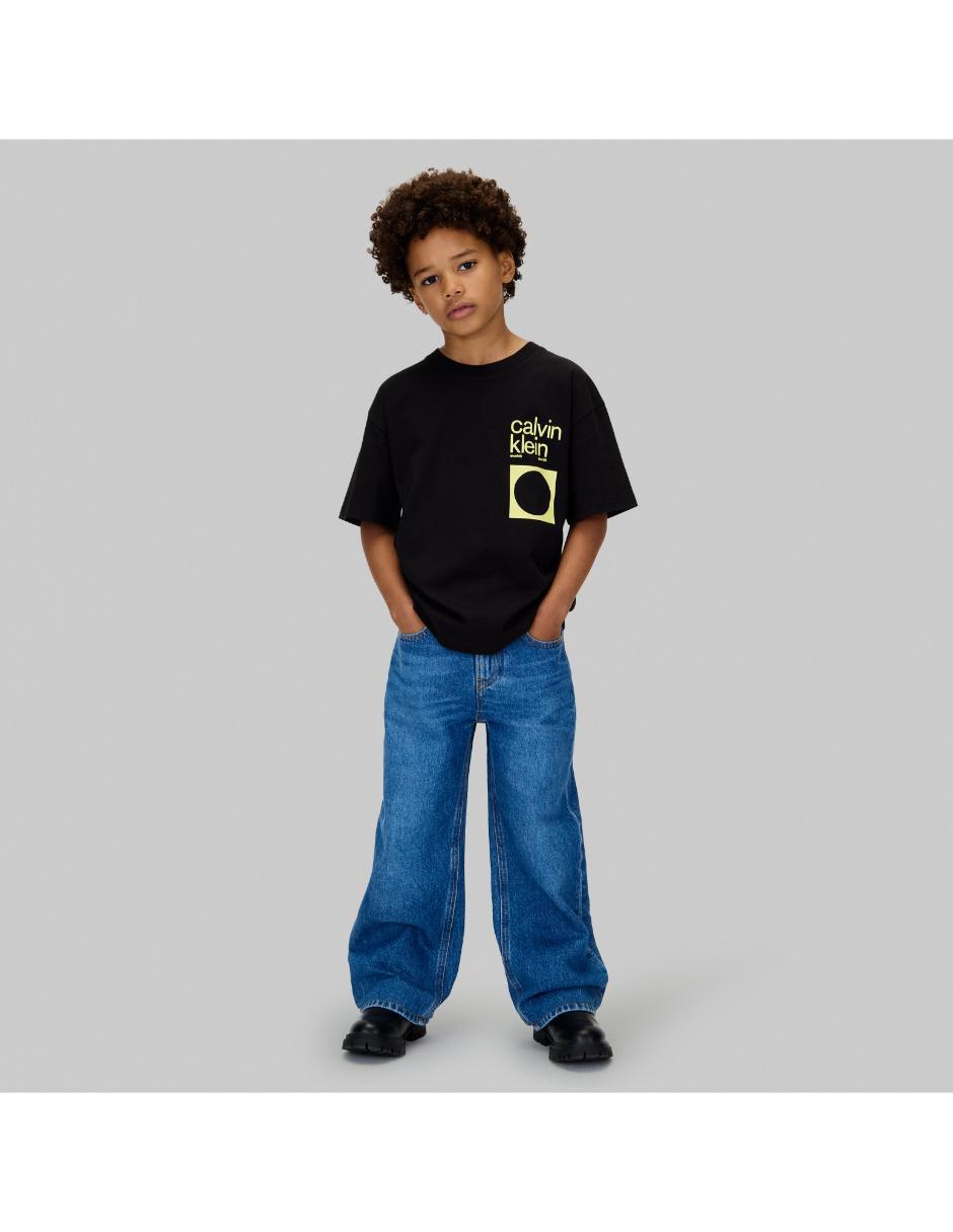 Playera Calvin Klein Jeans Boys manga corta para niño
