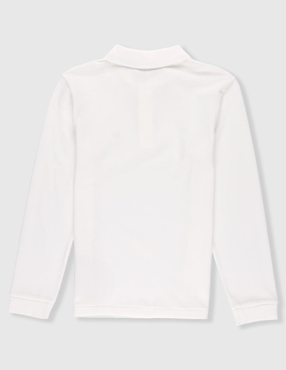 Playera tipo polo Lacoste de algodón para niño
