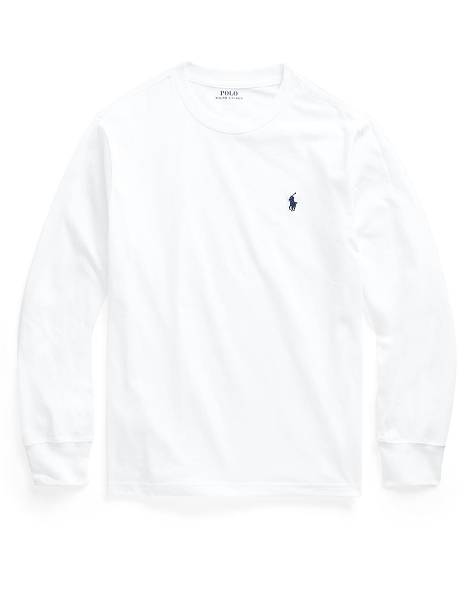Playera polo manga larga para niño 5