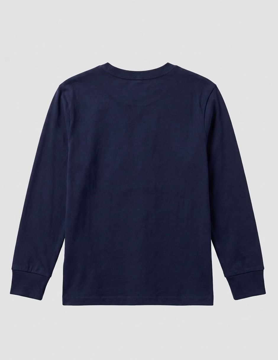 Playera polo manga larga para niño 4