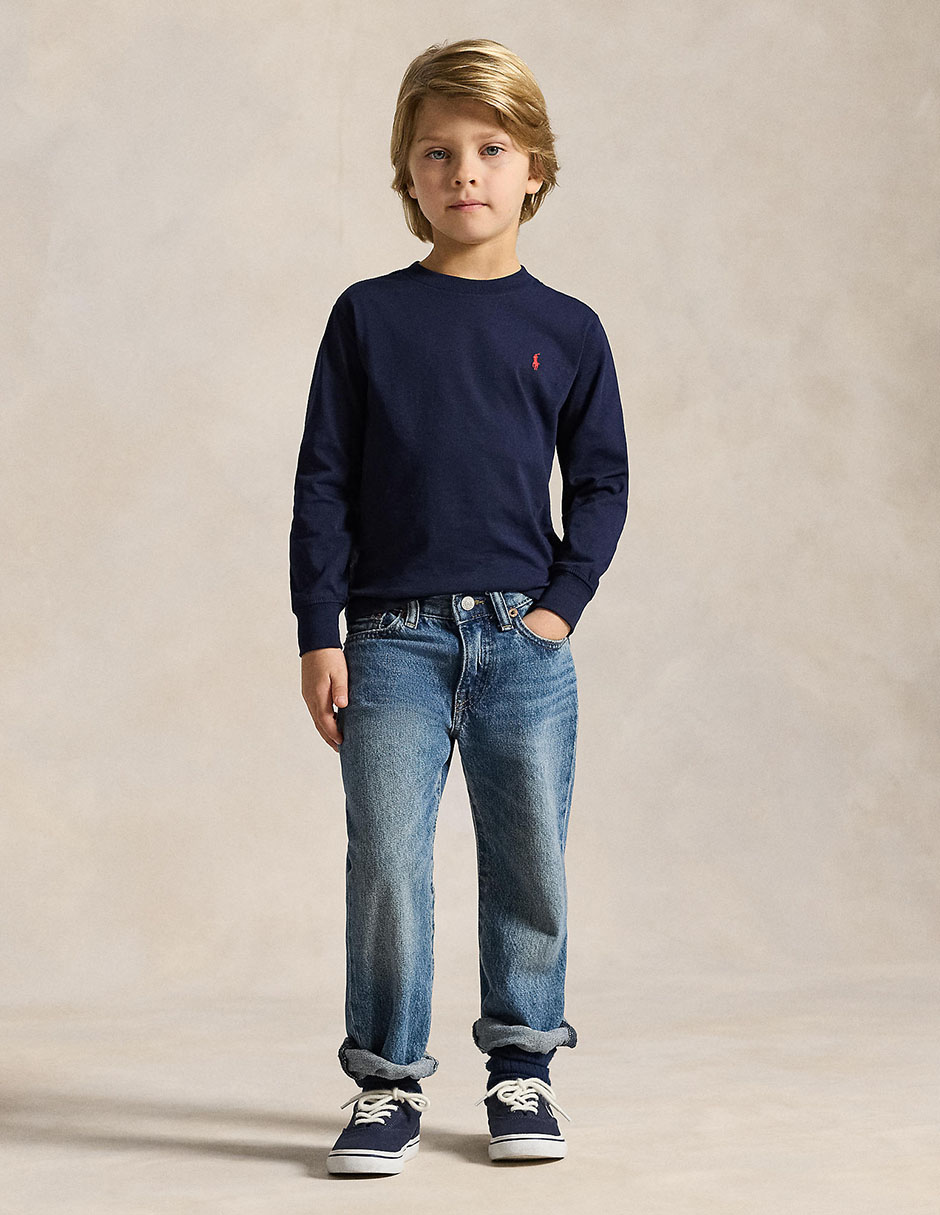 Playera manga larga para niño