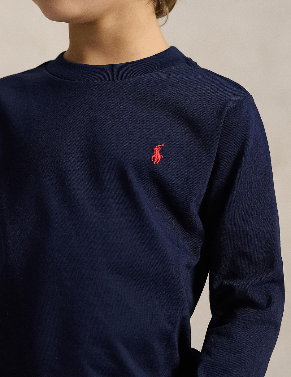 Playera Polo Ralph Lauren manga larga para niño