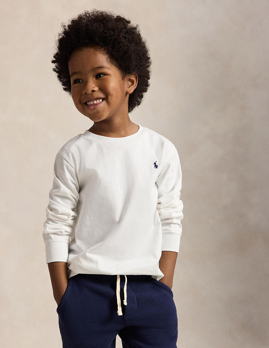 Playera Polo Ralph Lauren manga larga para niño