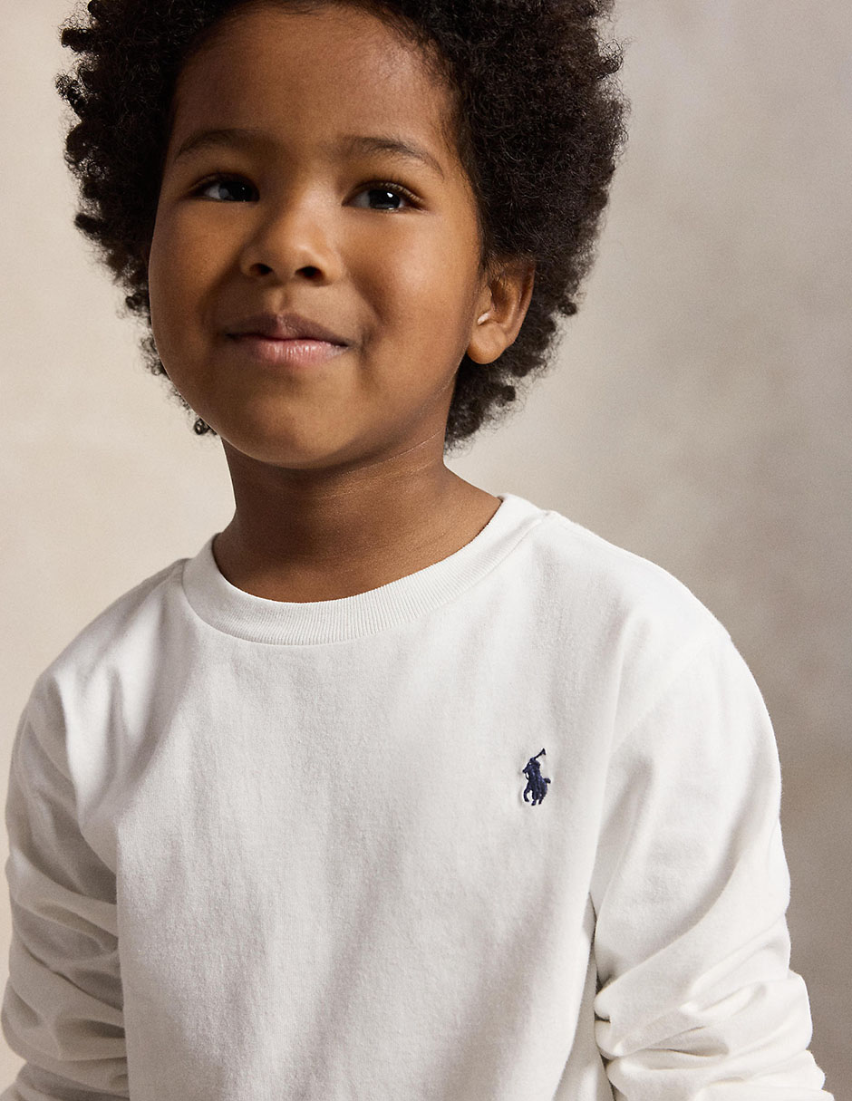 Playera Polo Ralph Lauren manga larga para niño