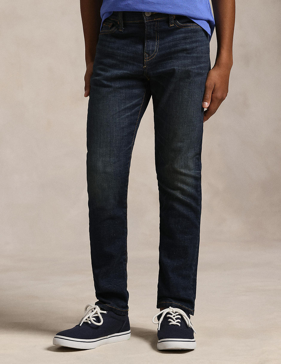 Jeans straight deslavado para niño 9
