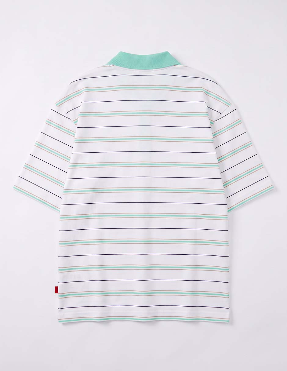 Playera tipo polo de algodón para niño 4