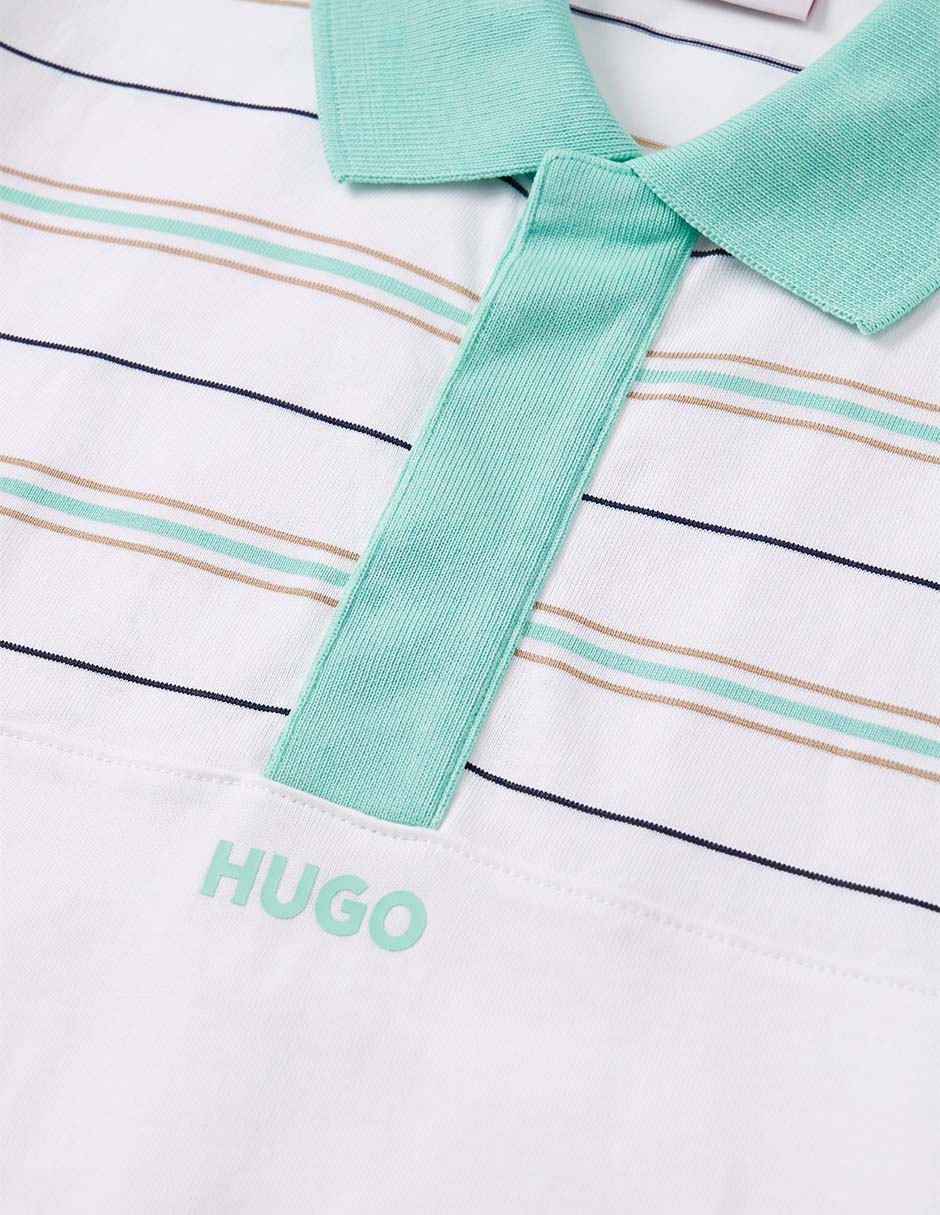 Playera tipo polo de algodón para niño 5
