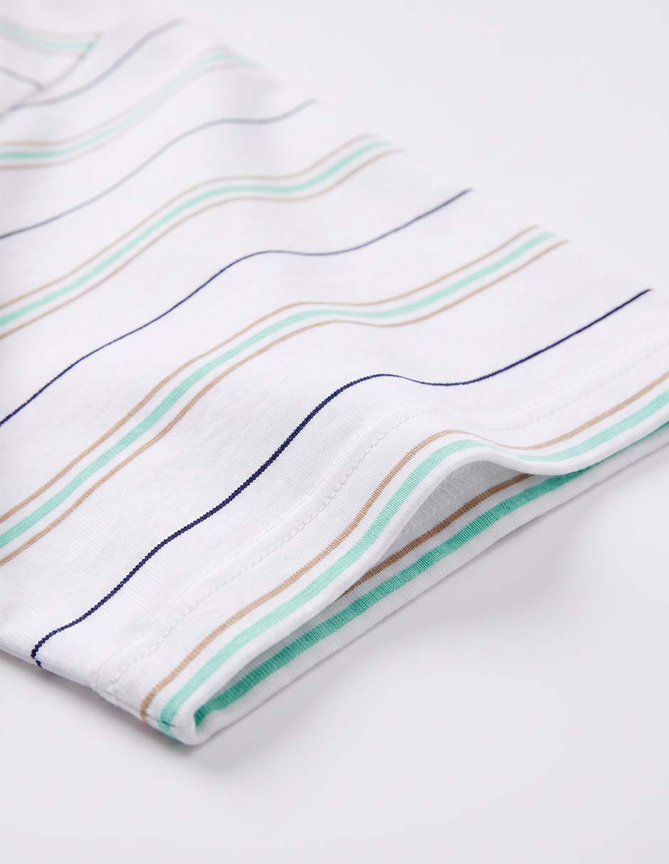 Playera tipo polo de algodón para niño 6