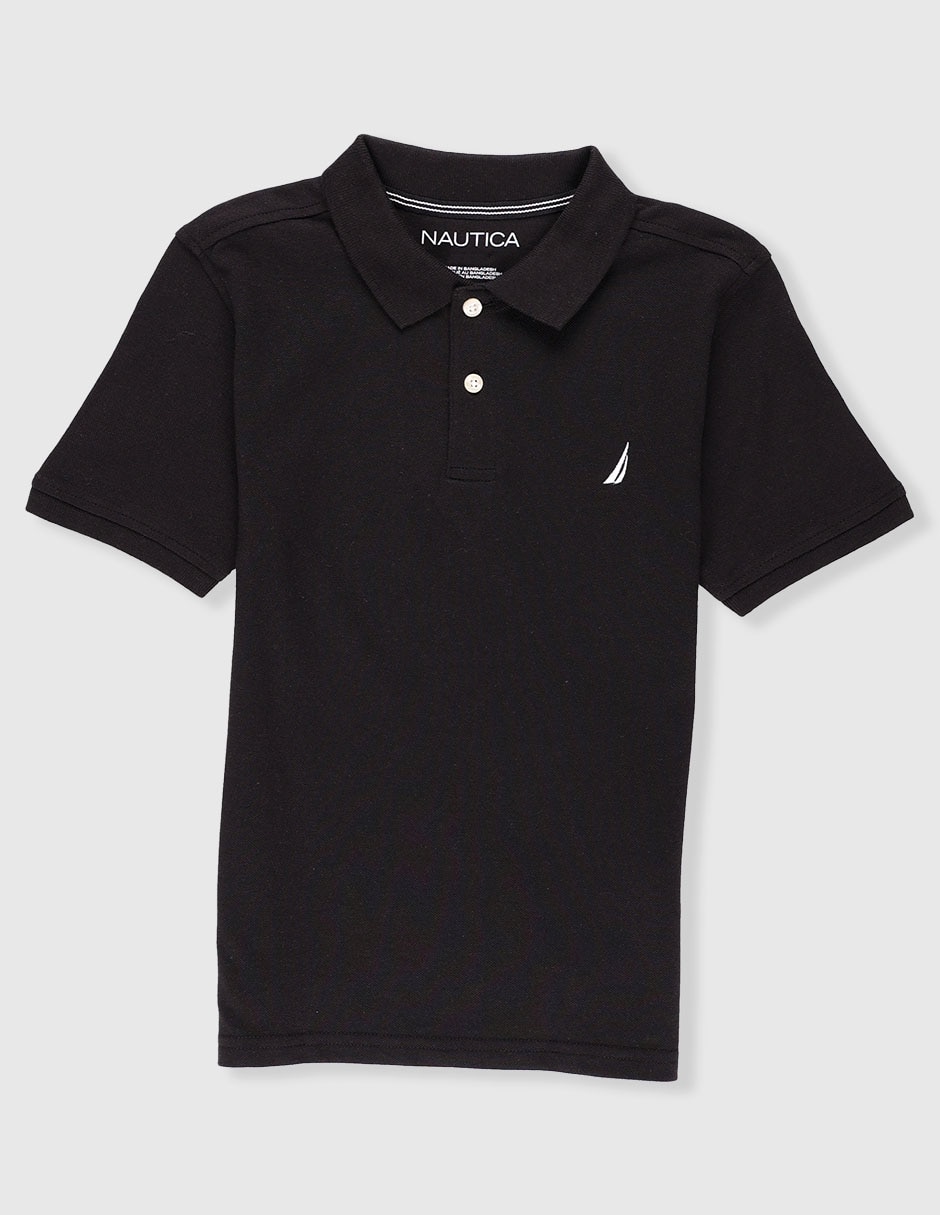Playera tipo polo de algodón para niño 1