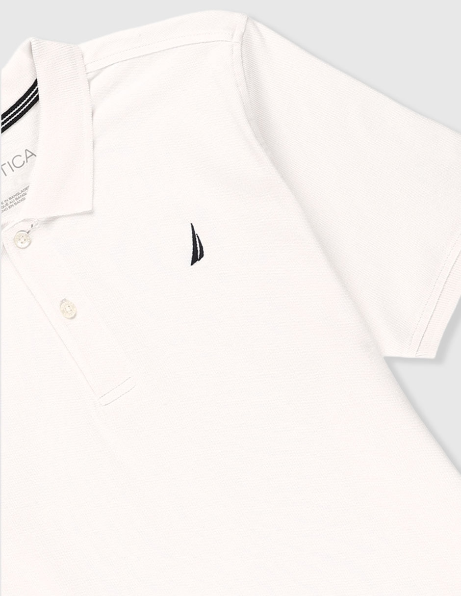 Playera tipo polo de algodón para niño 3