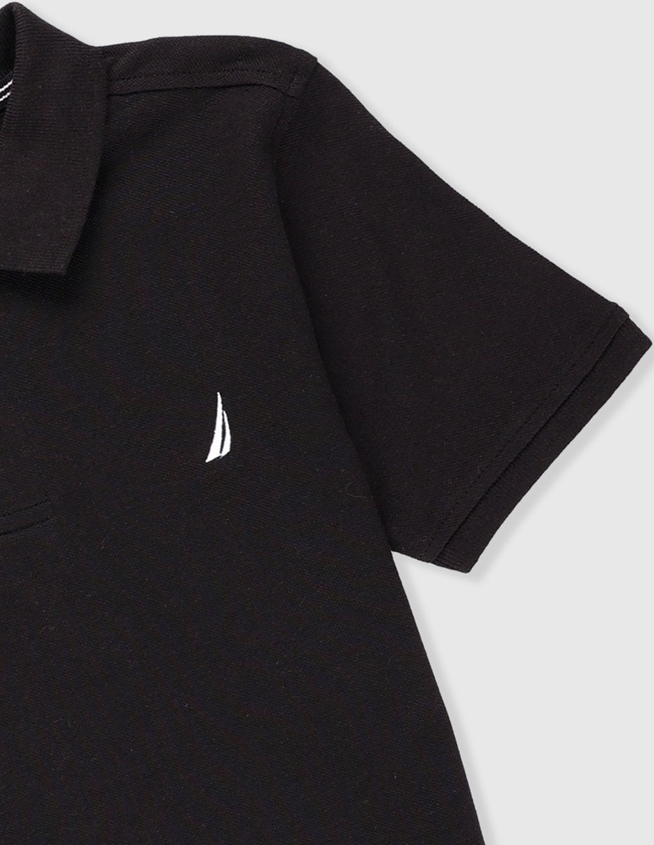 Playera tipo polo Nautica de algodón para niño
