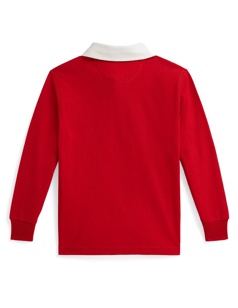 Playera tipo polo Polo de algodón para niño