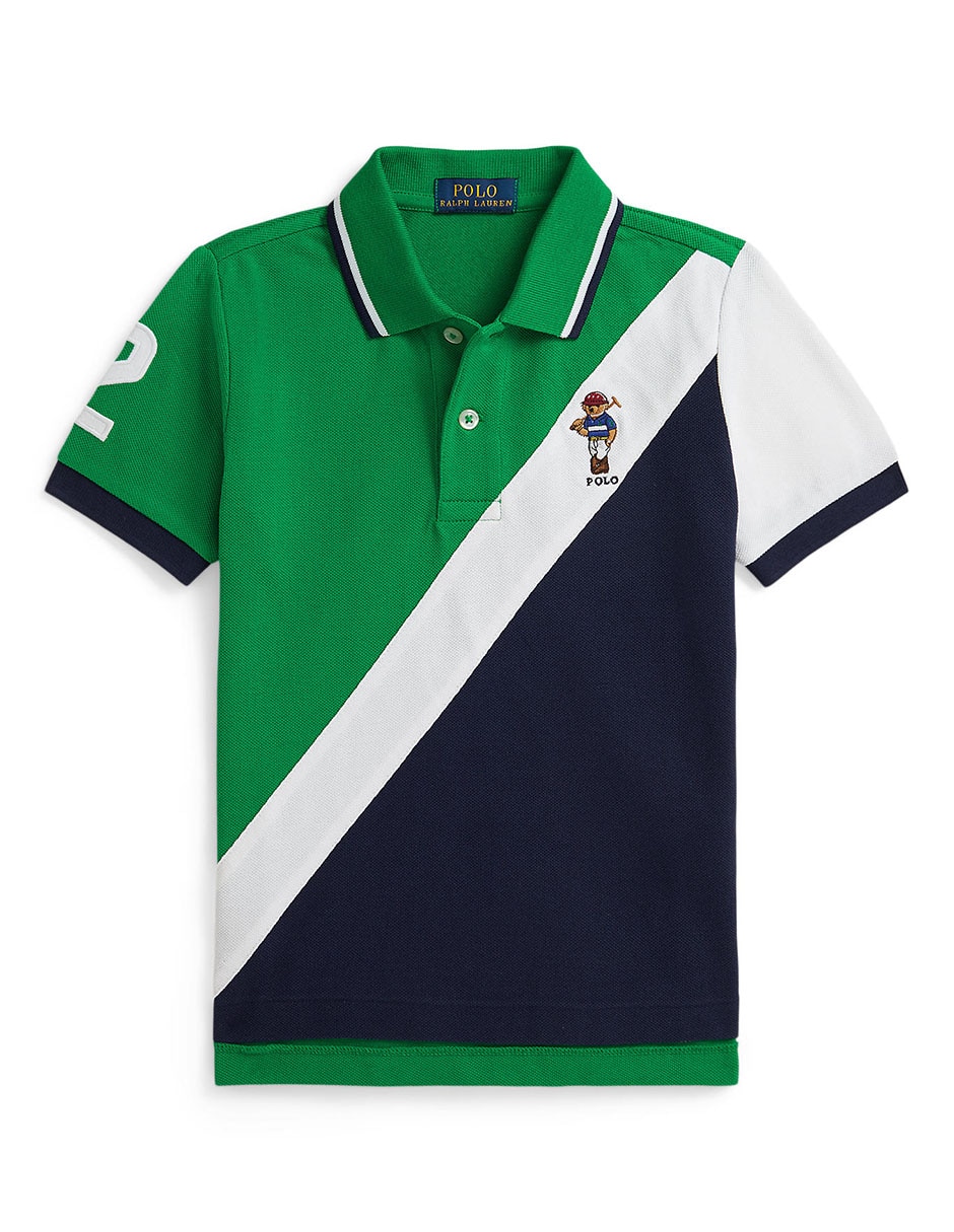 Playera tipo polo Polo de algodón para niño