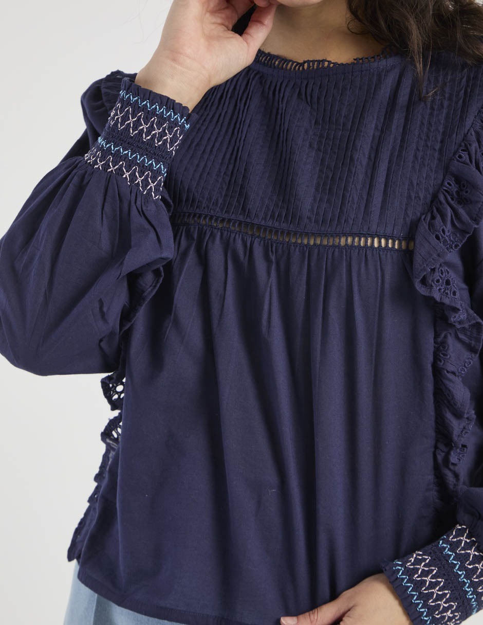 Blusa manga larga para mujer 3