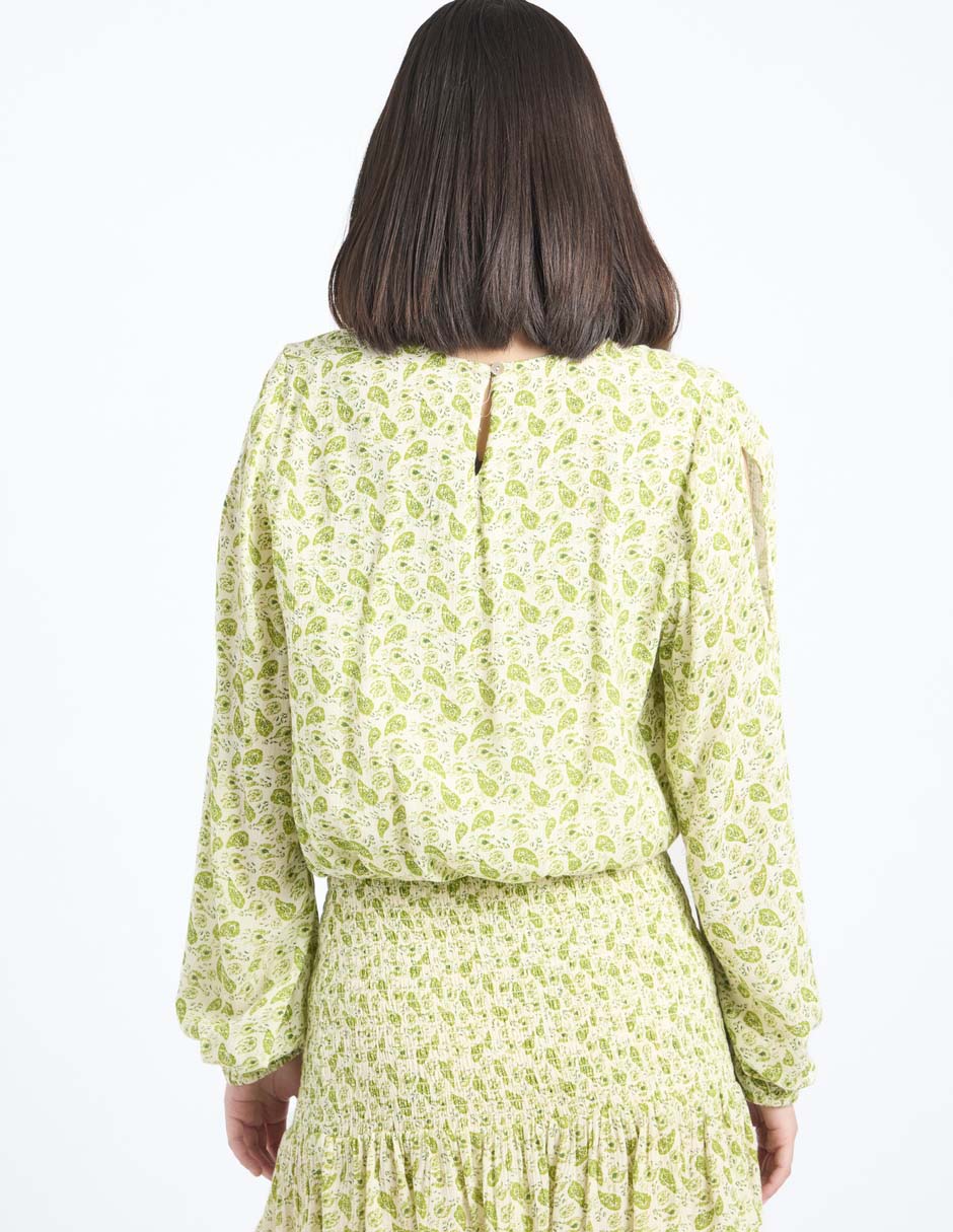 Blusa manga larga para mujer 6