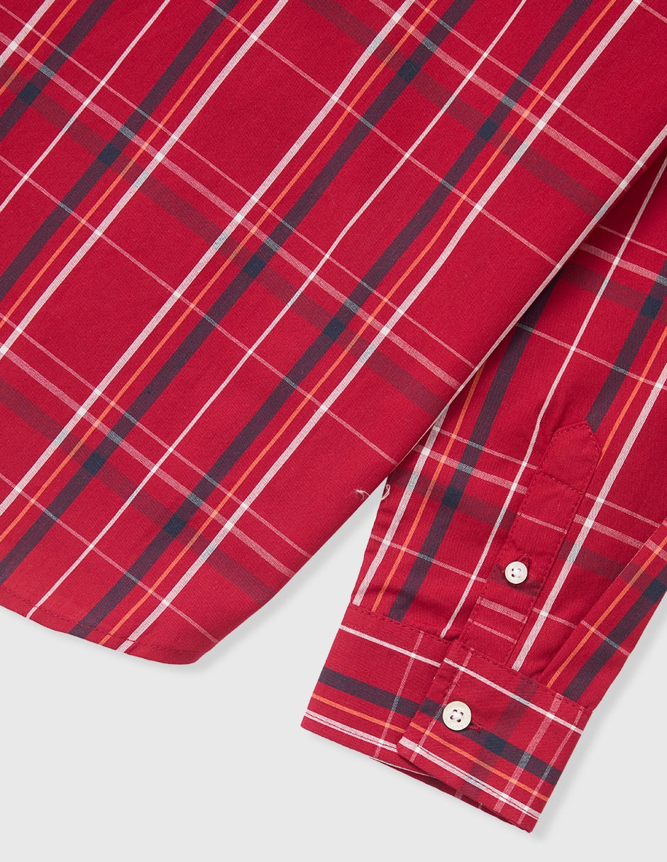Camisa casual nautica moda manga larga para niño