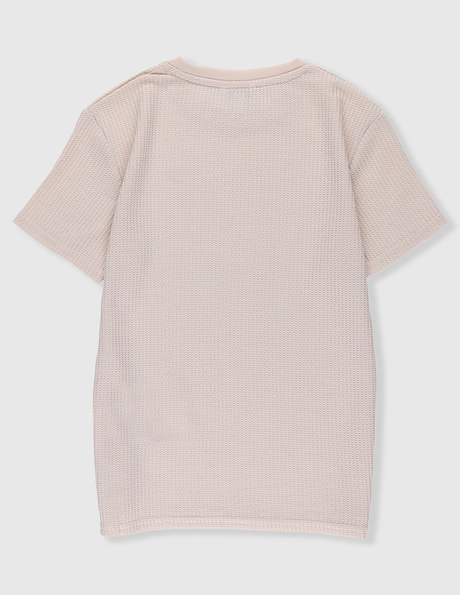 Playera manga corta para niño