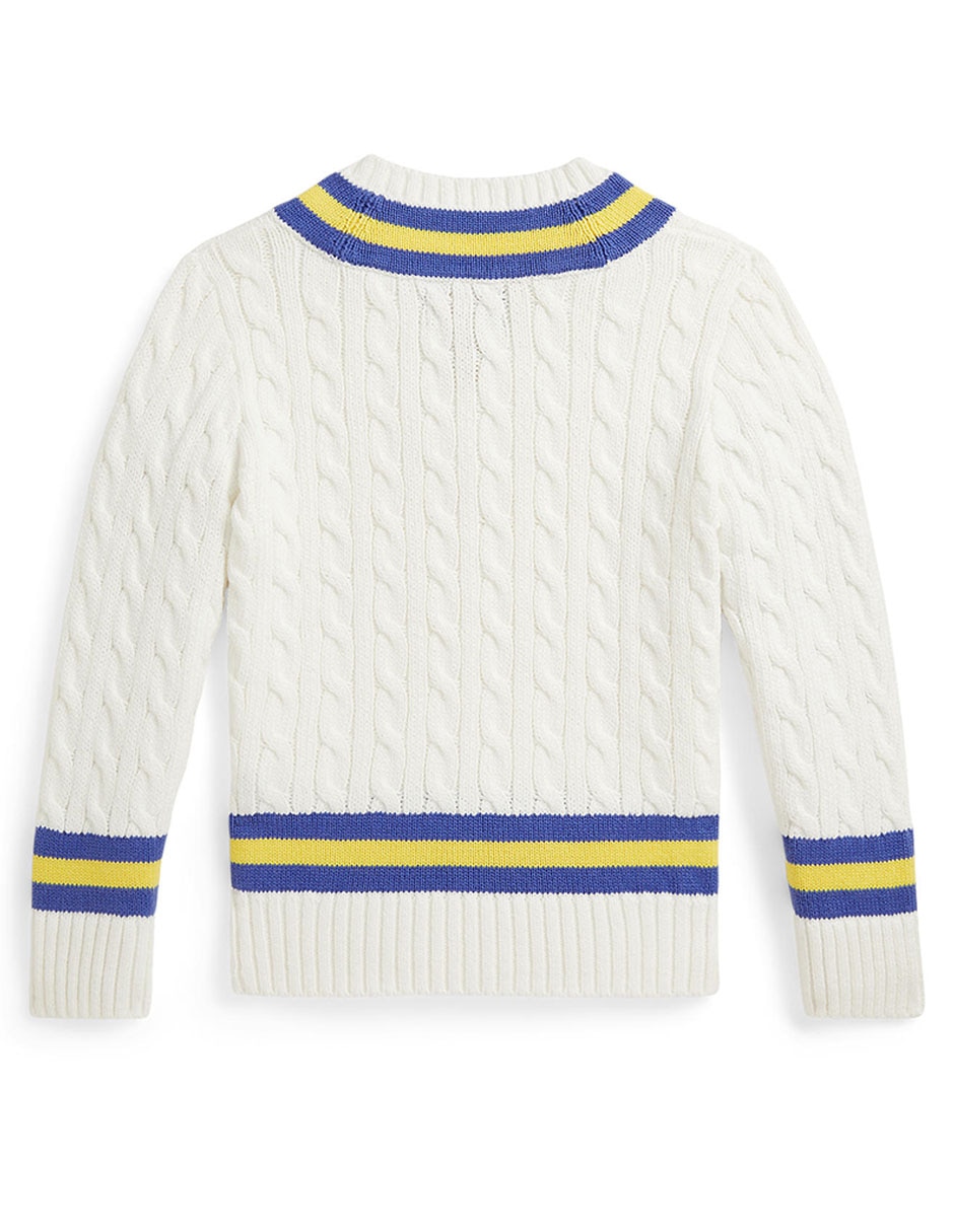 Suéter acanalado Polo para niño