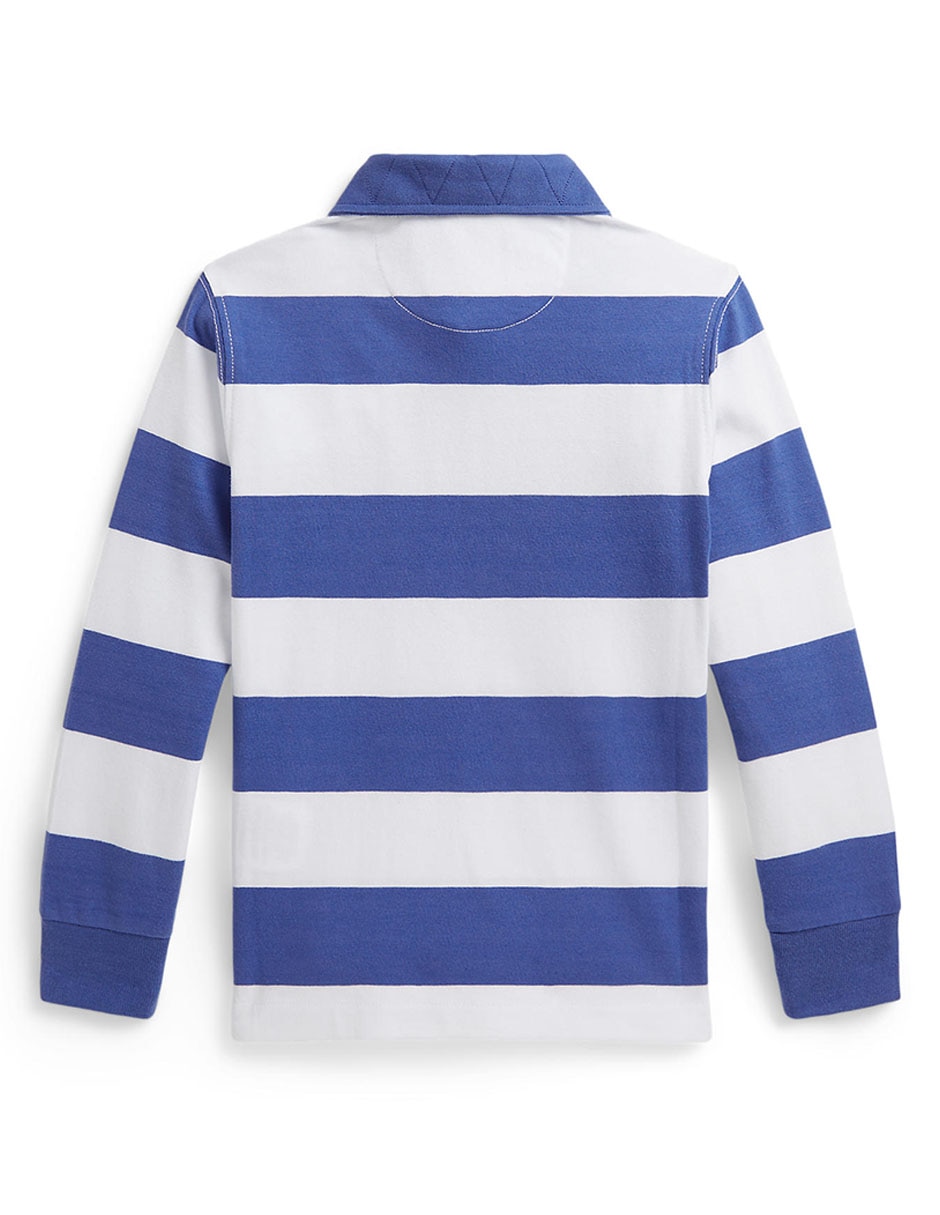 Playera tipo polo de algodón para niño 2