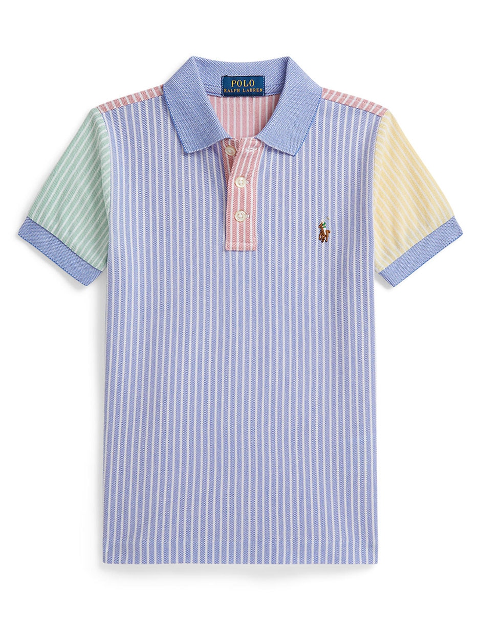 Playera tipo polo Polo de algodón para niño