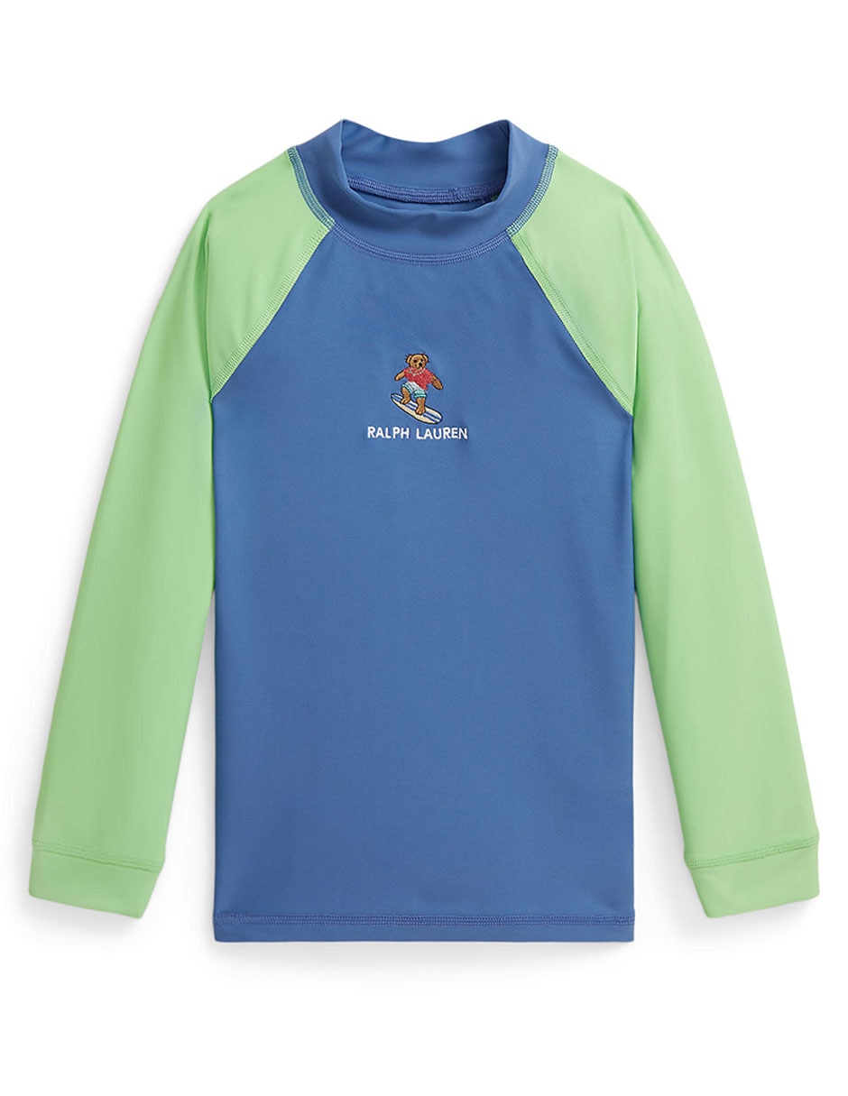 Wetshirt estampado bloques de color para niño
