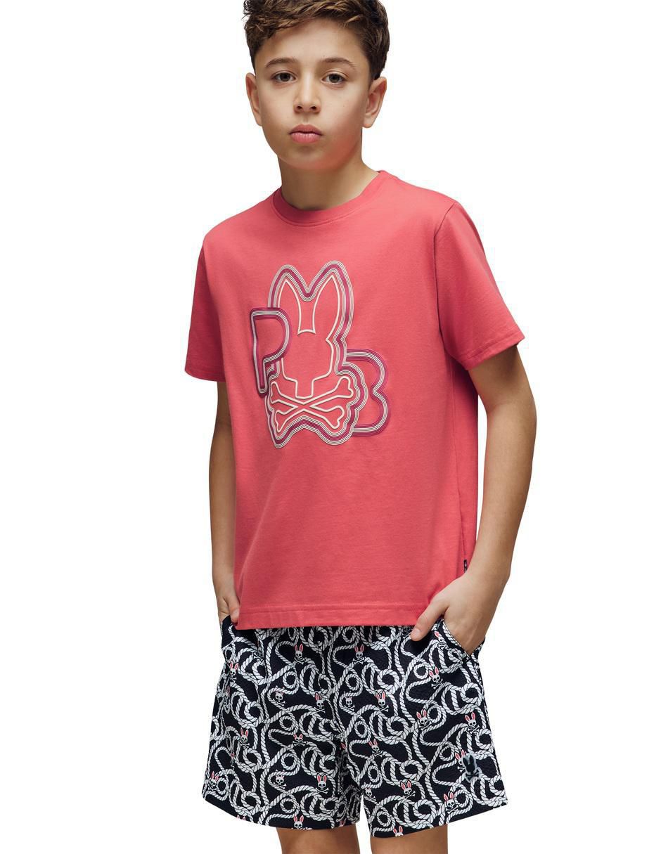 Playera John Nada Fd25 manga corta para niño