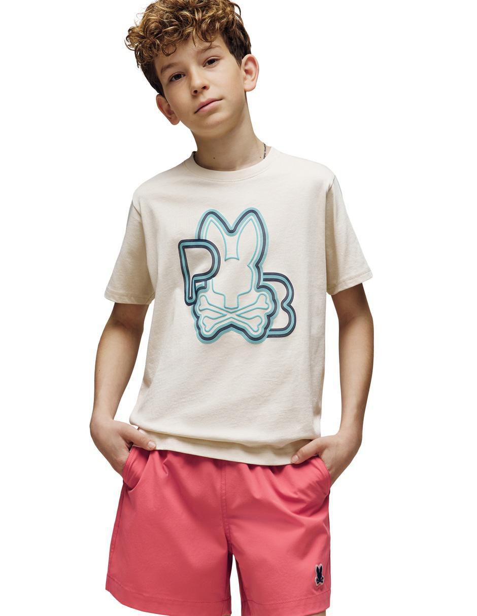 Playera manga corta para niño