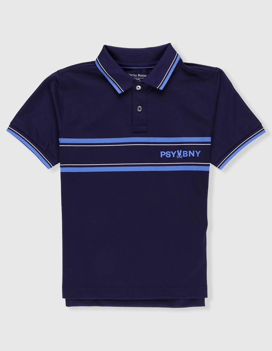 Playera tipo polo Psycho Bunny para niño