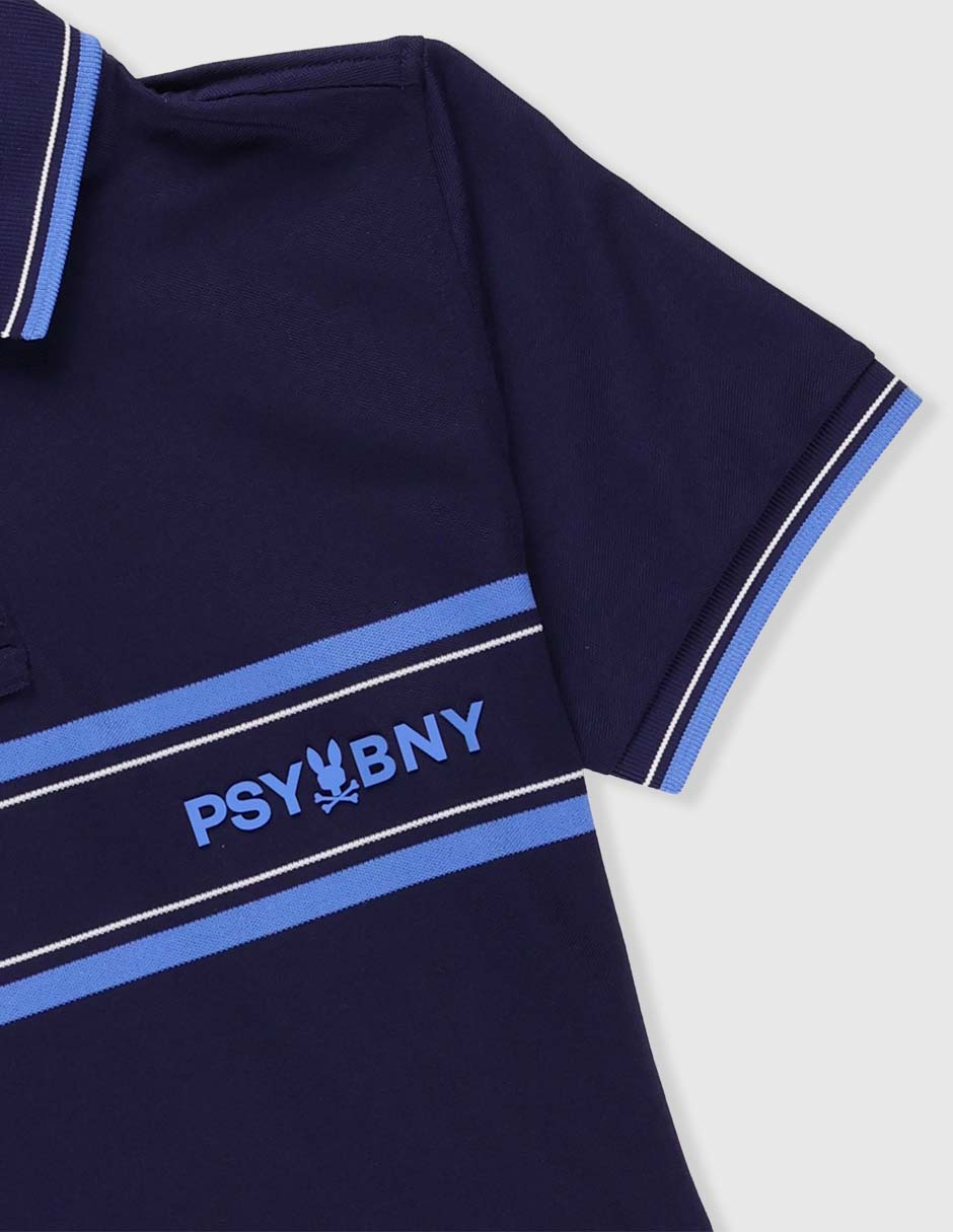 Playera tipo polo Psycho Bunny para niño
