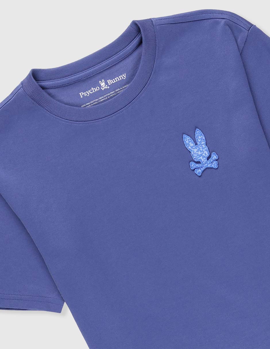 Playera Psycho Bunny manga corta para niño