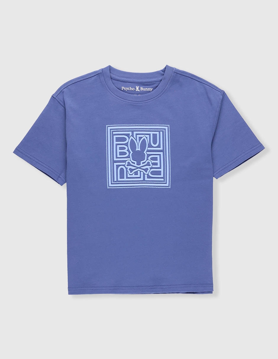 Playera Psycho Bunny manga corta para niño