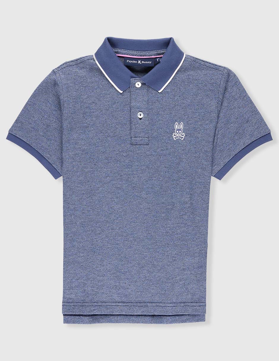 Playera tipo polo de algodón para niño 1