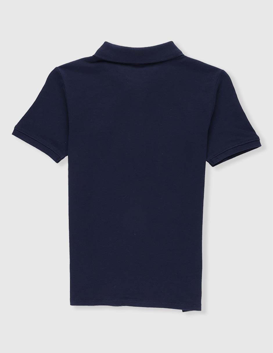 Playera tipo polo de algodón para niño 5