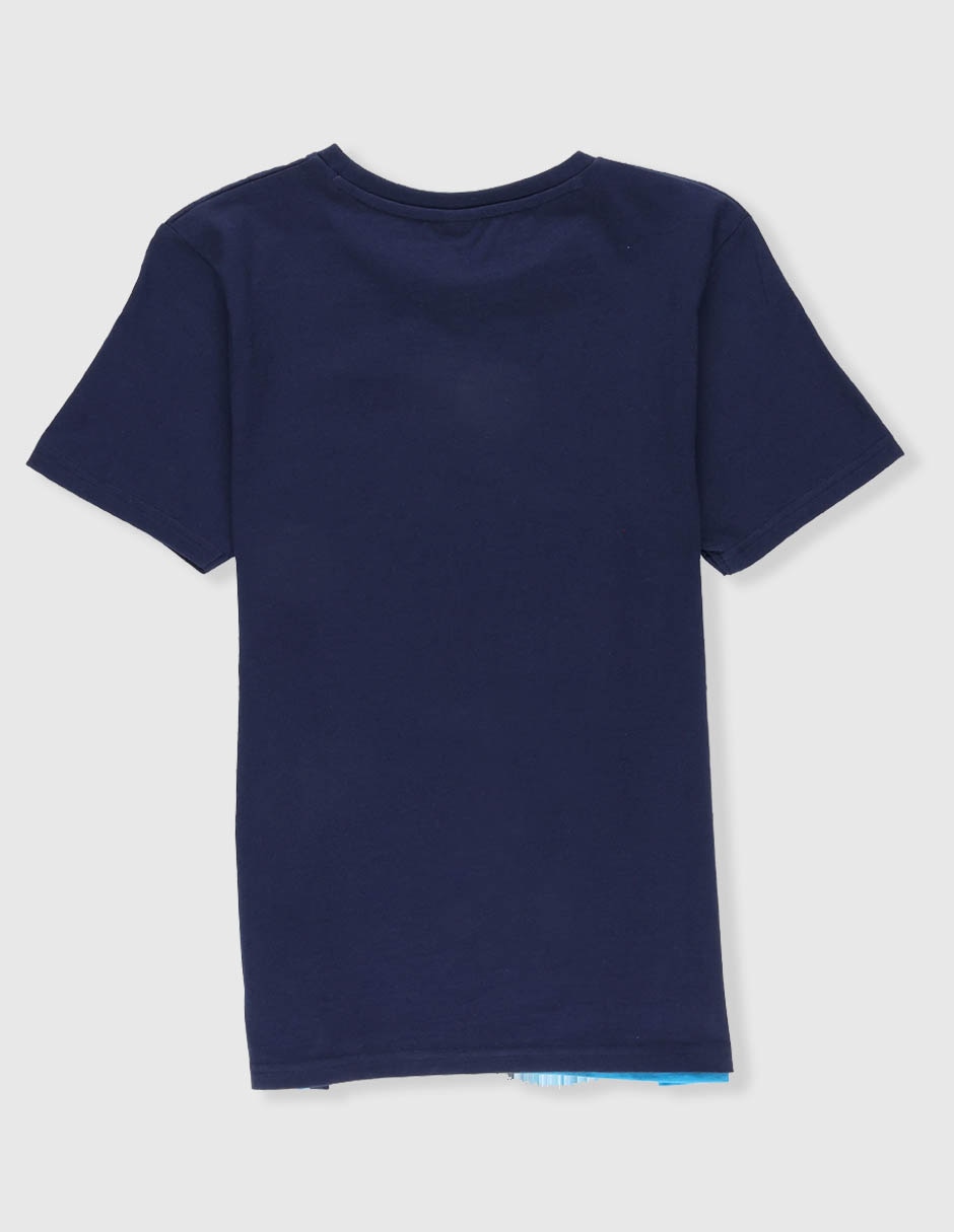 Playera Nautica manga corta para niño