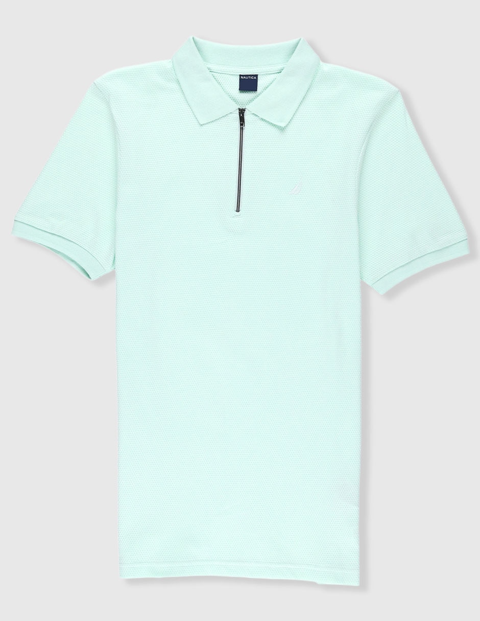 Playera tipo polo de algodón para niño 1