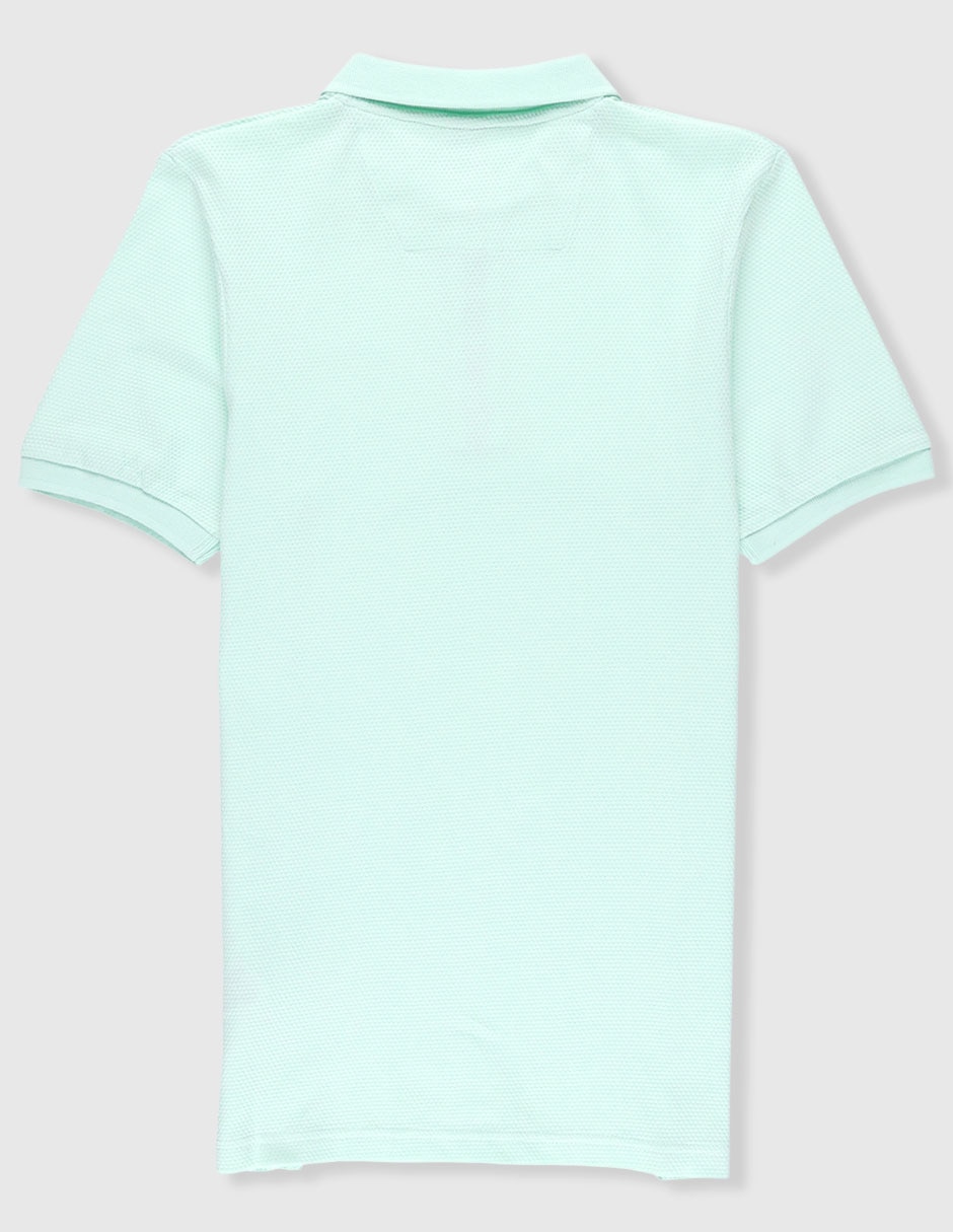 Playera tipo polo de algodón para niño 5