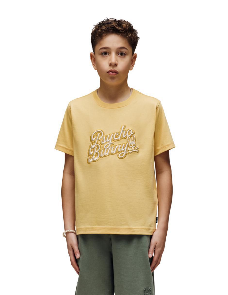Playera manga corta para niño