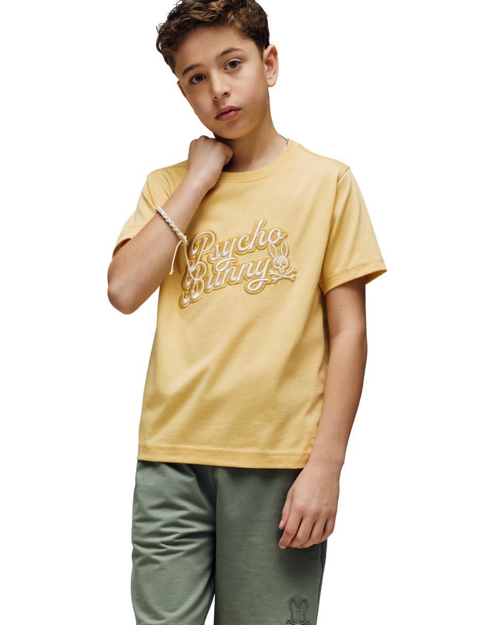 Playera manga corta para niño