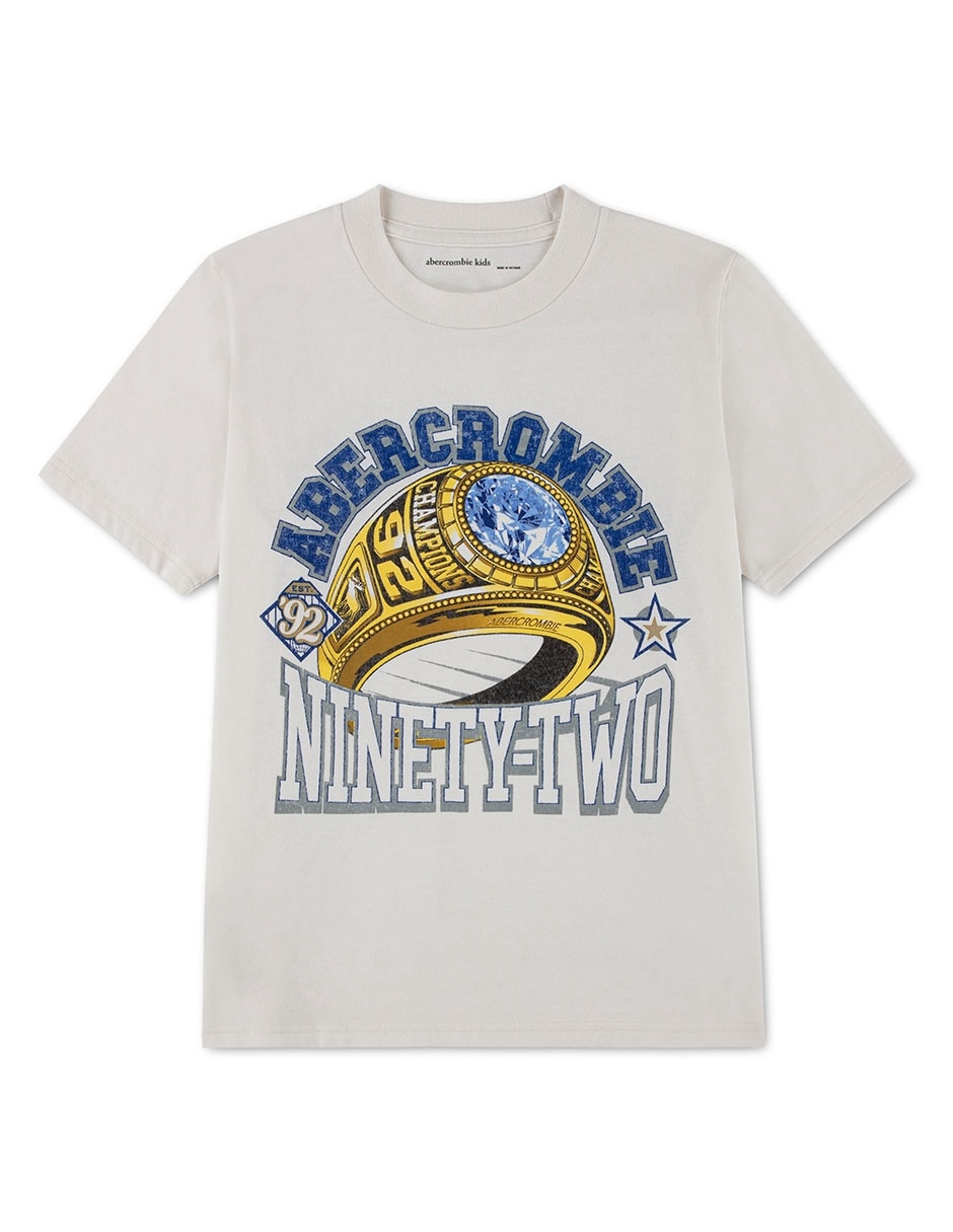 Playera manga corta para niño