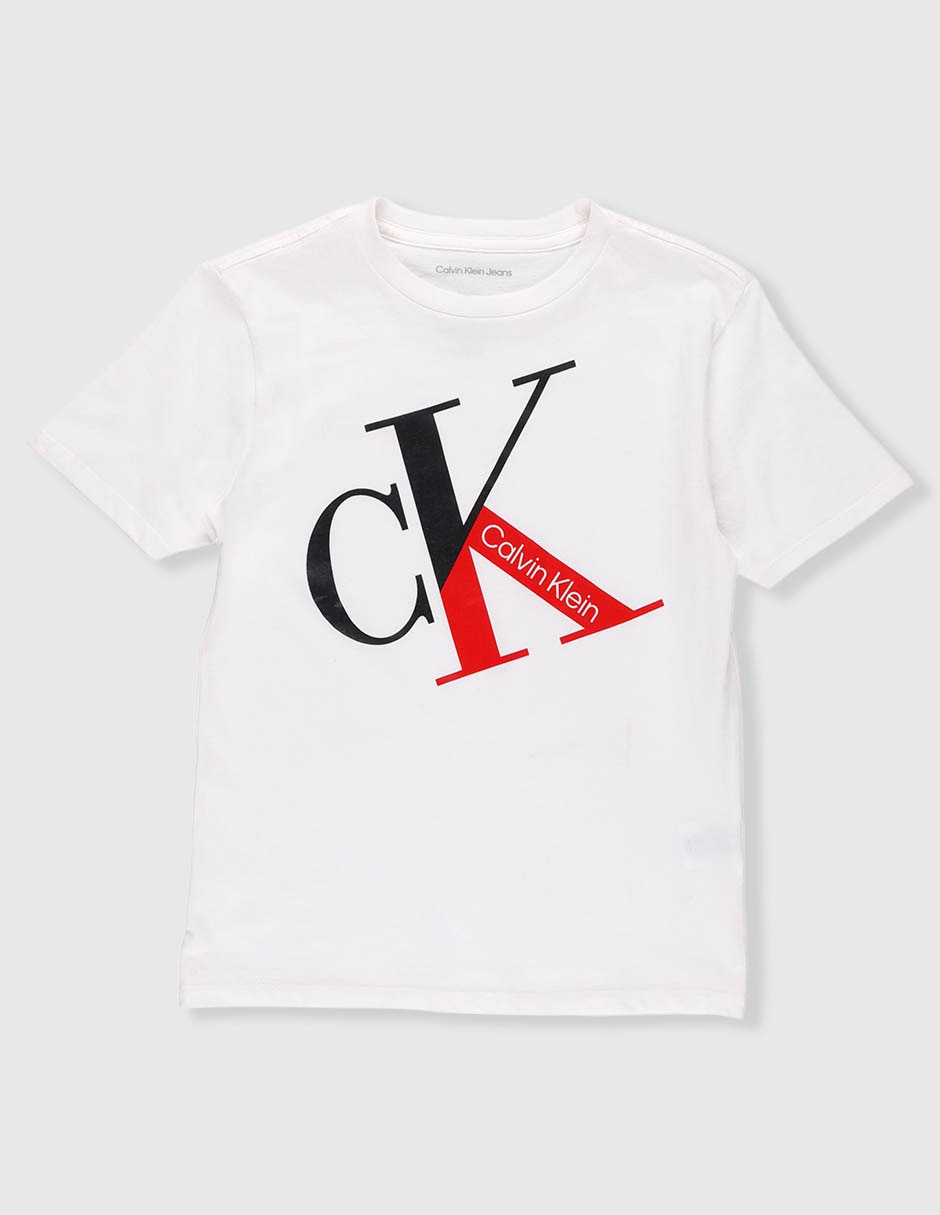 Playera Calvin Klein manga corta para niño