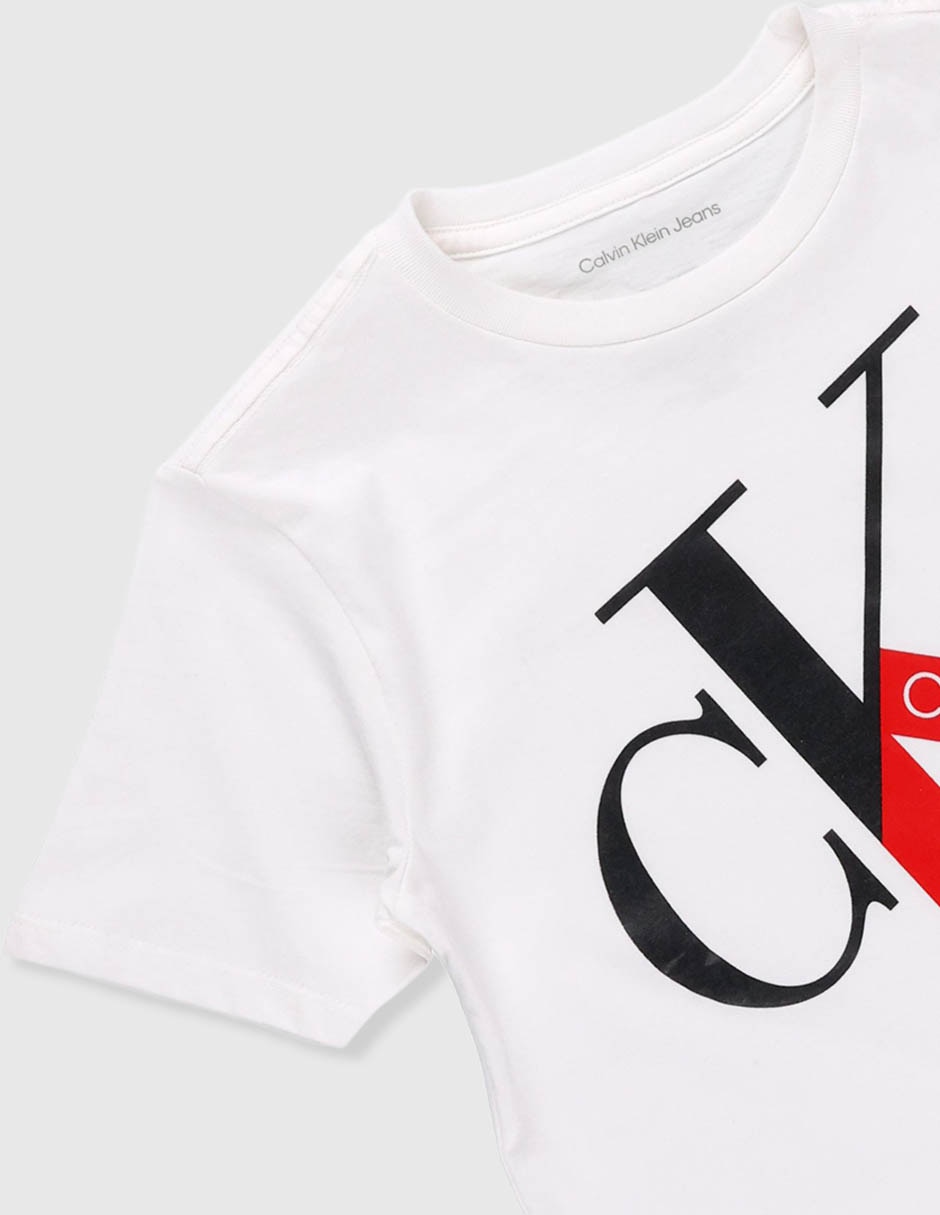 Playera Calvin Klein manga corta para niño