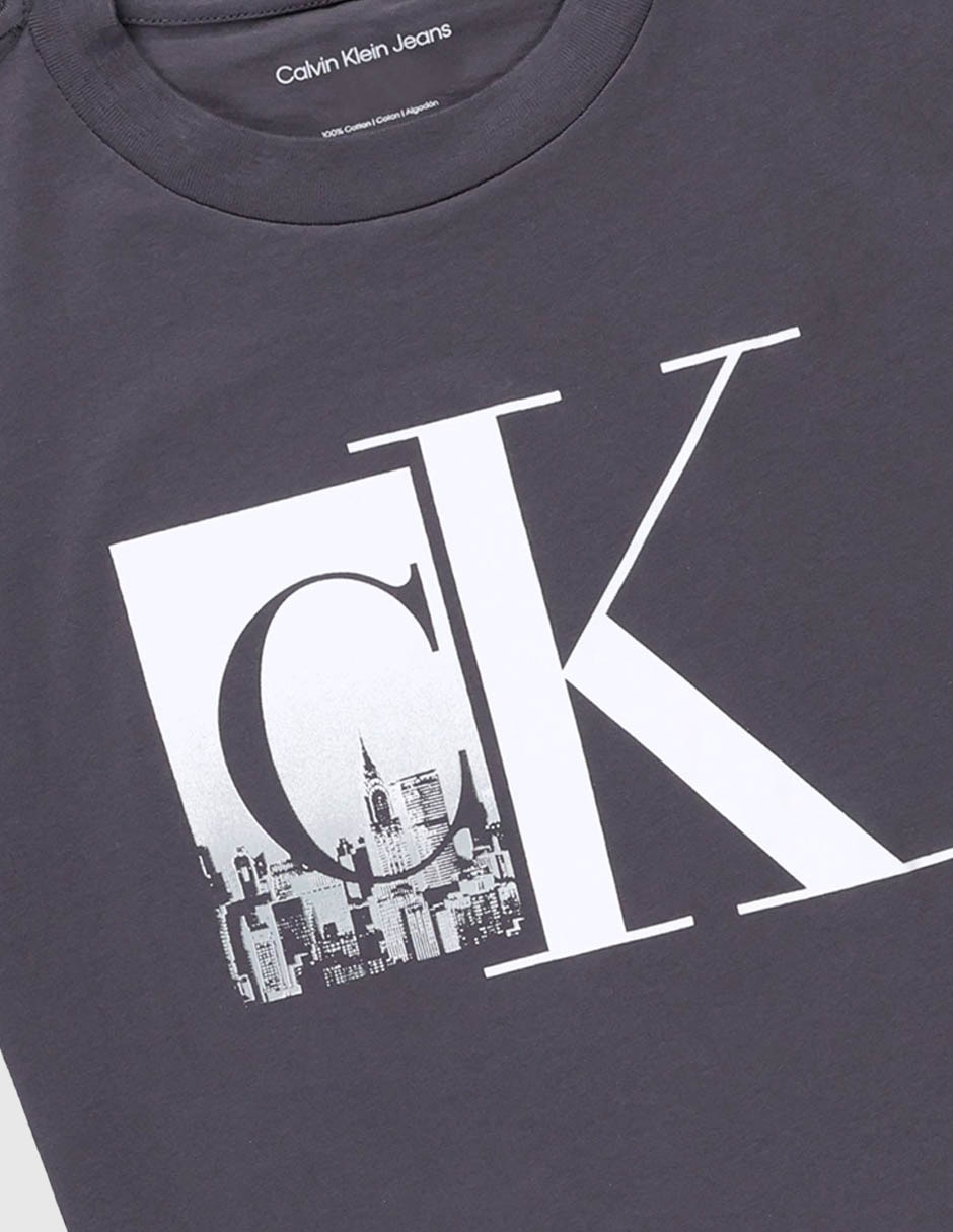 Playera Calvin Klein manga corta para niño