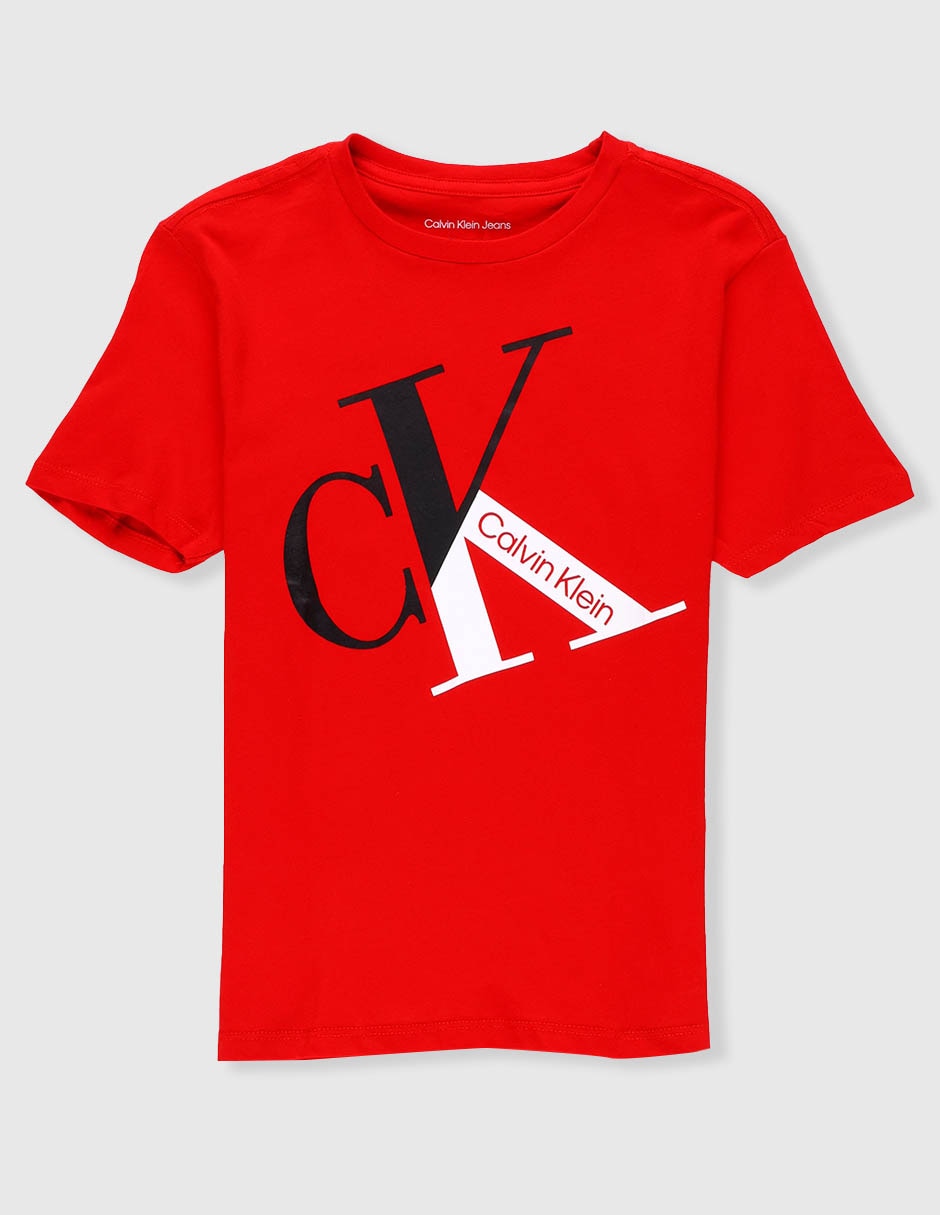 Playera Calvin Klein manga corta para niño