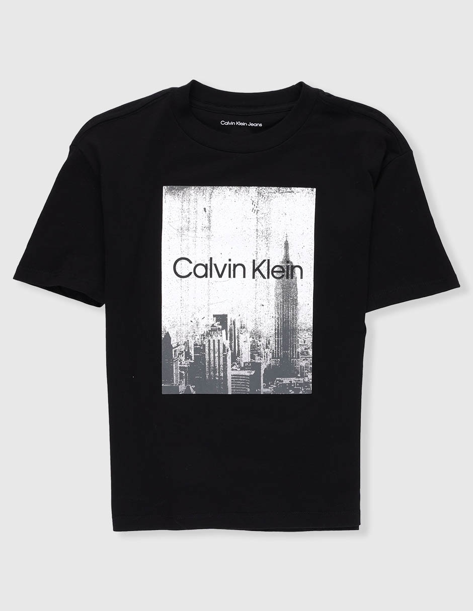 Playera Calvin Klein manga corta para niño