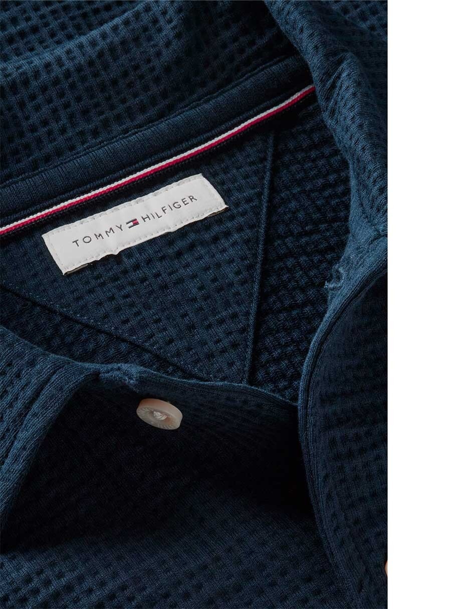 Camisa casual Tommy Hilfiger de algodón manga corta para niño